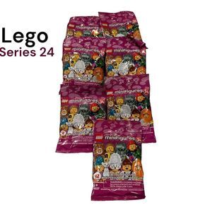 Lego series 24 sealed new mini figs figures mystery pack 7 bags retired